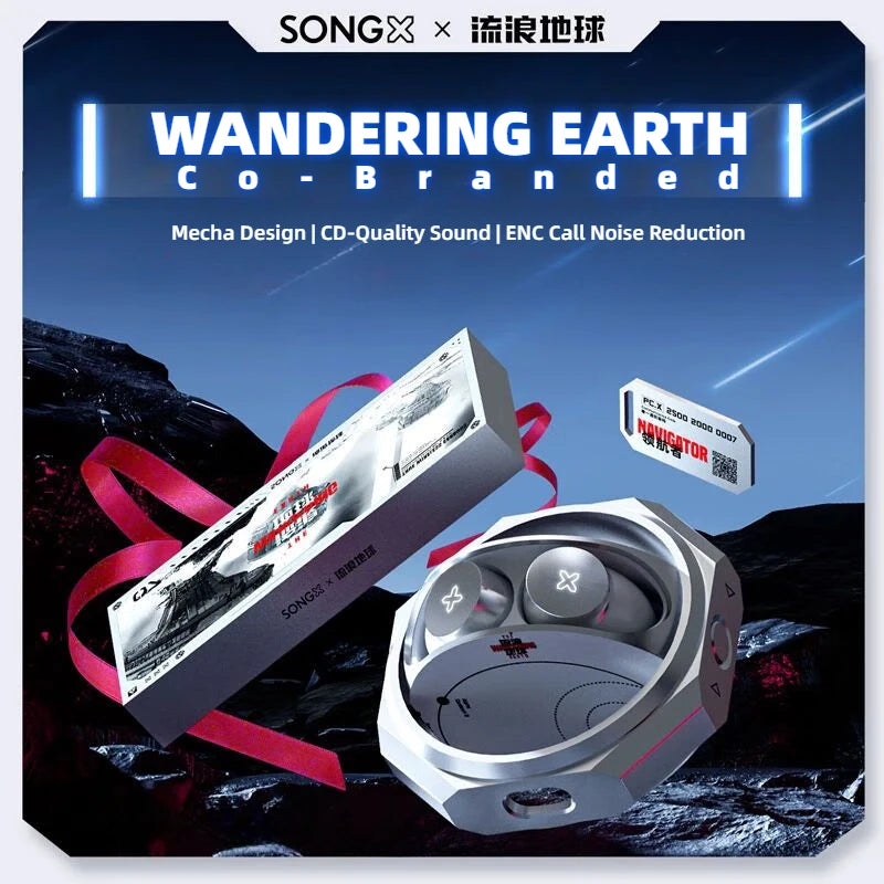 SONGX Wandering Earth TWS Wireless Bluetooth Earphone